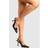 boohoo Womens Square Stiletto Buckle Slingback Court Shoes - Brown