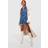 boohoo Womens Belted Cargo Denim Playsuit - Blue