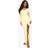 boohoo Womens Slinky Long Sleeve Wrap Maxi Dress - Yellow