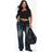 boohoo Womens The Plus Boyfriend Jean - Blue