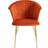Dunelm Kendall Orange Kitchen Chair 78cm