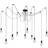 Lucide Fix Multiple Black Pendant Lamp 400cm