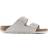 Birkenstock Arizona Soft Footbed Suede Leather - Antique White