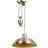 Endon Lighting Polka Rise and Fall Light Antique Brass Pendant Lamp ∅ 37cm