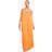 boohoo Womens Chiffon Strappy Volume Maxi Dress - Orange