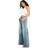 boohoo Womens Side Stripe Detail Wide Leg Denim Jeans - Blue