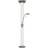 Searchlight Electric Mother & Child Satin Silver Floor Lamp 180cm