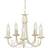 Elstead Lighting Minster Ivory/Gold Pendellampa ∅ 37cm