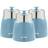 Swan Retro Vintage Blue Kitchen Container 3pcs 1L