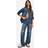 boohoo Womens Basics Ripped Knee Boyfriend Jeans - Vintage Blue