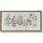 Art for the Home Autumn Falls Stitched Grey Framed Art 80x40cm