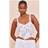 PrettyLittleThing Strappy Textured Sheer Floral Lace Corset - White