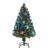 Homcom Fibre Optic Artificial Xmas LED Snowflake Green Christmas Tree 120cm