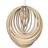 ValueLights Lenko Spiral Natural Shade 40cm