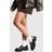 boohoo Womens Wide Fit Patent Detail Chunky Loafers - Brown