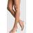 boohoo Womens Metallic Knot Detail T Bar Mid Height Sandals - Gold