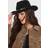 boohoo Western Trim Cowboy Hat - Black