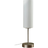 Lindby Felice Satin Nickel/White Bordslampa 46cm