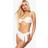 boohoo Womens Swimwear Essentials Tie High Waist Brief - White