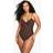 boohoo Plus Swimwear Essentials Underwired Swimsuit - Brown