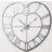 Hometime Metal Heart Wall Clock 70cm