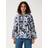 Kaffe Victoria Abstract Print Top - Black