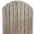 Churnet Valley Slatted Picket Gate Timber 4 x 90 x 100 cm Brown
