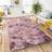 Metro Lane Non-Slip Soft Shaggy Purple-Shade Rug 60 x 220 cm Purple