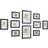 Songmics Cadres Photo Black Photo Frame 28.4x23.3cm