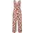 PixieGirl Womens Swirl Print Wide Leg Jumpsuit - Red