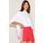 PrettyLittleThing Contrast Stripe Shorts - Red