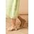 Oasis Floravelle Faux Suede Corsage Detail High Block Heel Sandals - Beige