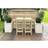 Churnet Valley Garden Bar Stool Set of 2 Timber 38 x 36.5 x 80 cm