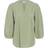 Kaffe Jollia Zia Textured Cotton Blouse - Green
