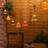 ValueLights Multi Coloured Rattan x Battery Outdoor Lights 10 Pack - 3 x 238 x 8 cm String Light 10 Lamps