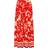 Saint Tropez Khloe Floral Flared Maxi Skirt - Red/Multi