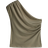H&M One Shoulder Top - Khaki Green