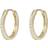 Snö of Sweden Siri Thin Hoop Earring - Gold