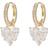 Snö of Sweden Cicce Heart Pendant Earring - Gold