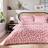 Dunelm Nixon Semi Circle Single Duvet Cover White, Orange (200x135cm)