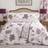 Dreams & Drapes Samira Reversible Duvet Cover White, Purple (200x140cm)