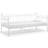 vidaXL 324756 White Sofa 206cm 3 Seater