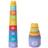 Shein 1pc Bear Number Circle Stacking Cup Letter Matching Early Educational Tool, Stacking Ring Toy For Parent-Child Interaction, Puzzle Toy For Boys Girls, Christmas, Halloween, Easter Party, Birthday Gift (Random Color)