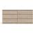 Ebuy24 Nada Brown Chest of Drawer 154x71cm