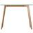 Cedar & Sage Brea Transparent/Natural Writing Desk 50x100cm