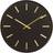 Premier Housewares Versatile Black/Gold Wall Clock 30cm