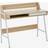 Premier Housewares Bradbury Natural/White Writing Desk 48x104cm