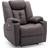 More4Homes Afton Electric Auto Recliner Brown Armchair 107cm