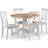 Julian Bowen Davenport Grey/Natural Dining Set 106cm 5pcs