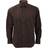 Russell Mens Long Sleeve Easy Care Fitted Shirt - Chocolate